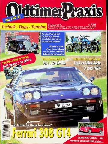 Deckblatt Oldtimer Praxis (08/2006)